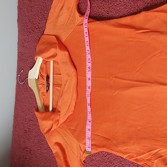 Arc'Teryx orange color top with Cowl Neckline - Picture 6 of 7